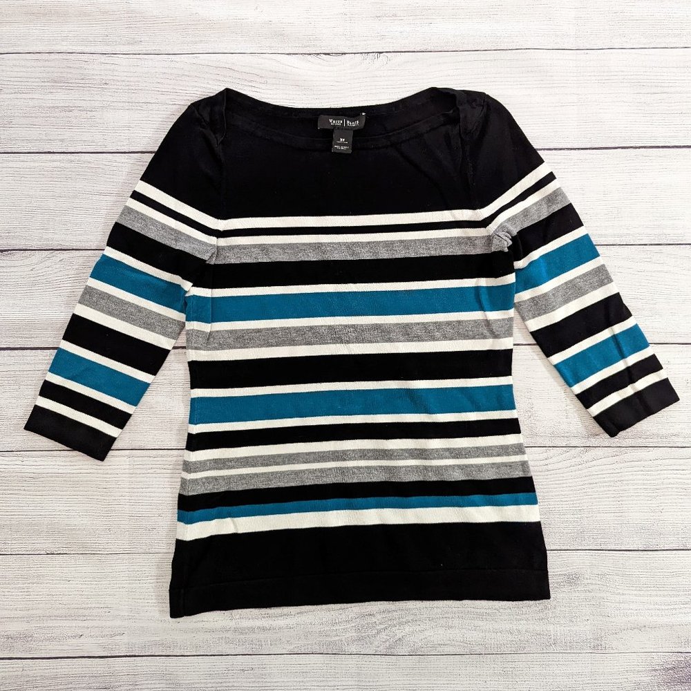 White House Black Market Boat Neck Sweater
